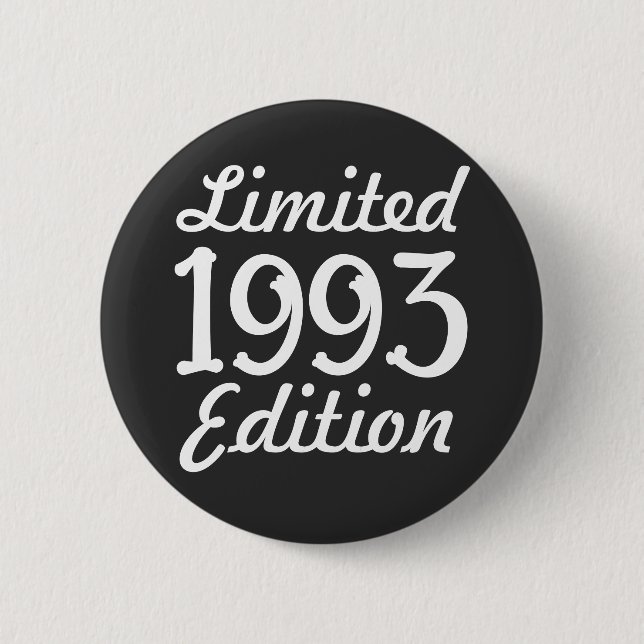 Badge Rond 5 Cm Bouton 1993 édition limitée 30e anniversaire (Devant)