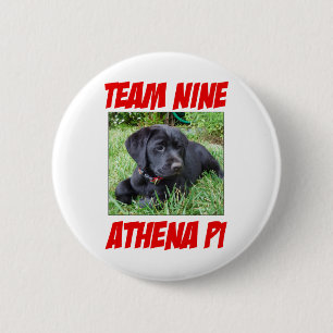 Badge Rond 5 Cm Bouton 1 d'Athéna pi
