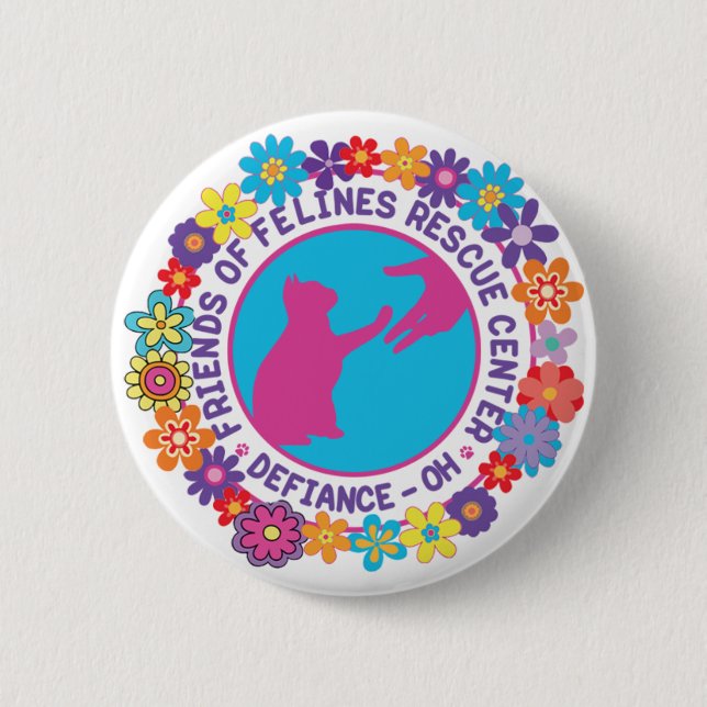 Badge Rond 5 Cm Bouton 1 de Catstock 2 (Devant)