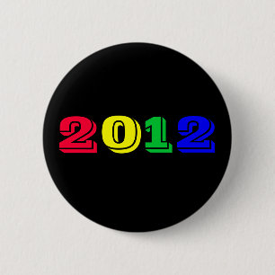 Badge Rond 5 Cm Bouton 2012
