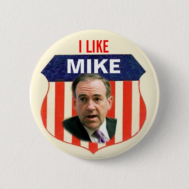 Badge Rond 5 Cm Bouton 2012 de Mike Huckabee (Devant)