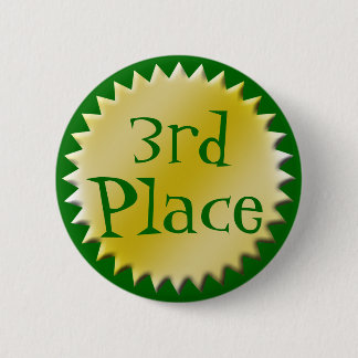 Badge Rond 5 Cm Bouton 3e place Award, personnalisable