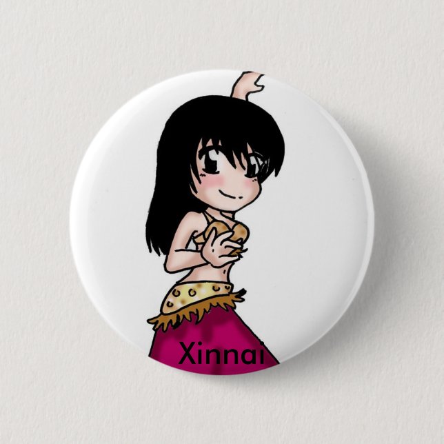 Badge Rond 5 Cm Bouton 4 de BellyDancer (Devant)