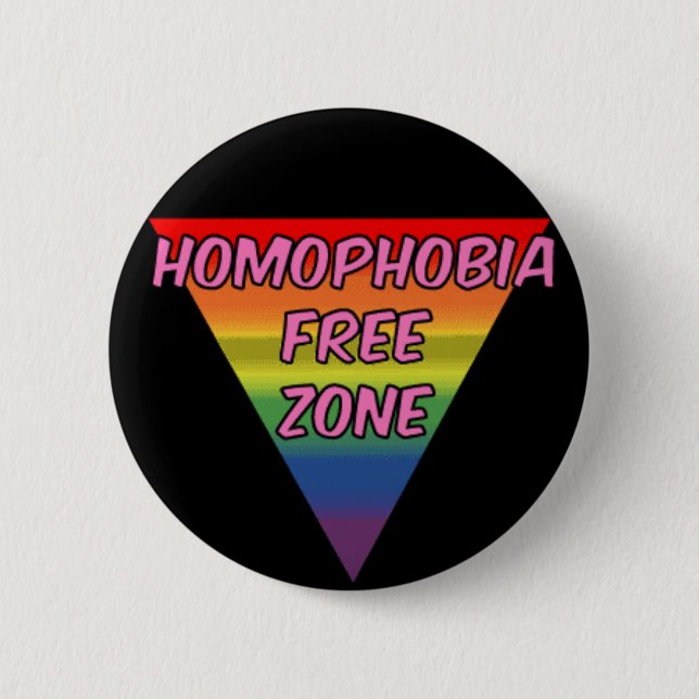 BADGE ROND 5 CM BOUTON 4 DE GAY PRIDE (Devant)