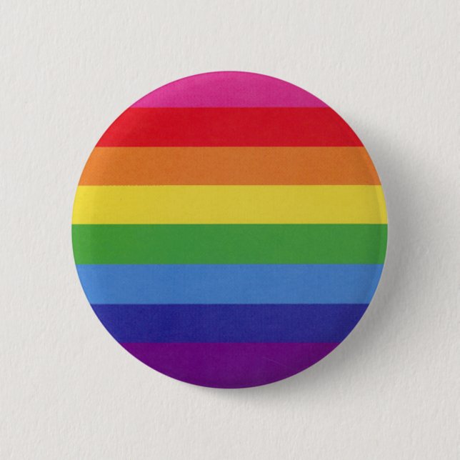 BADGE ROND 5 CM BOUTON 7 DE GAY PRIDE (Devant)
