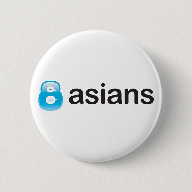 Badge Rond 5 Cm bouton 8Asians (Devant)
