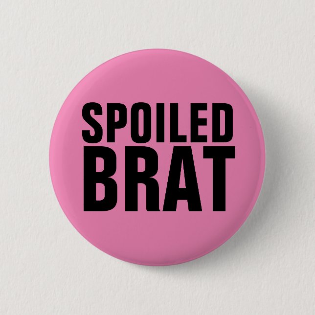 BADGE ROND 5 CM BOUTON À BRAT ÉCLAIRÉ (Devant)