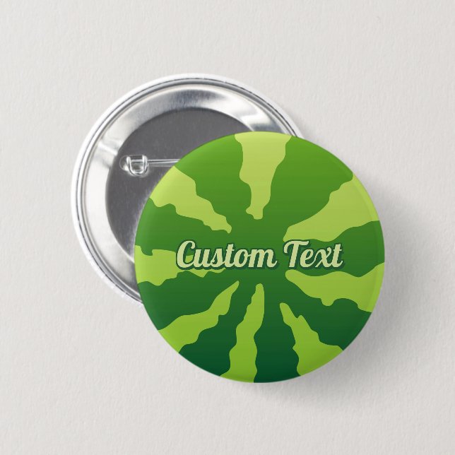 Badge Rond 5 Cm Bouton à croûte de pastèque (Devant & derrière)