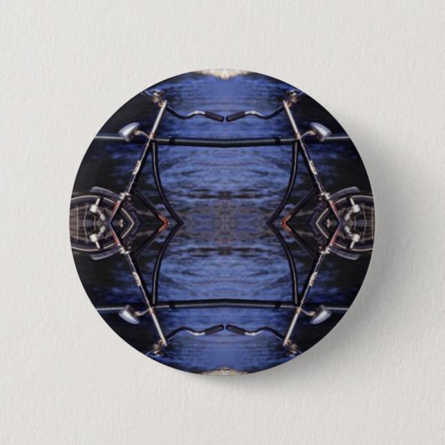 Badge Rond 5 Cm Bouton à deux vélos (Devant)