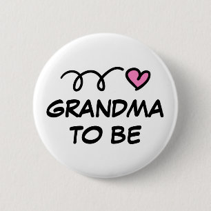 Badge Rond 5 Cm Bouton à épingler 'Future grand-mère'