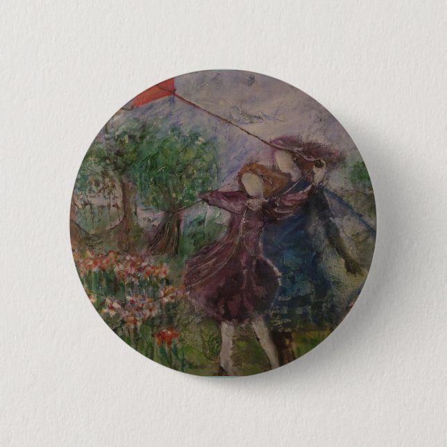 Badge Rond 5 Cm Bouton "à parc" (Devant)