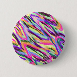 Badge Rond 5 Cm Bouton Abstrait coloré clair