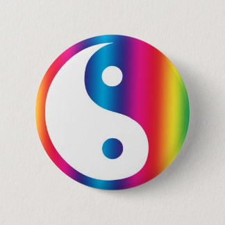 Badge Rond 5 Cm Bouton abstrait de Pin de sac à dos de Yang de