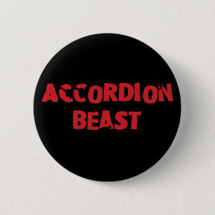 Badge Rond 5 Cm Bouton Accordion Beast