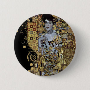 Badge Rond 5 Cm Bouton Adele Klimt