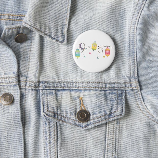 Badge Rond 5 Cm Bouton Aïd (En situation)