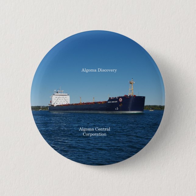 Badge Rond 5 Cm Bouton Algoma Discovery (Devant)