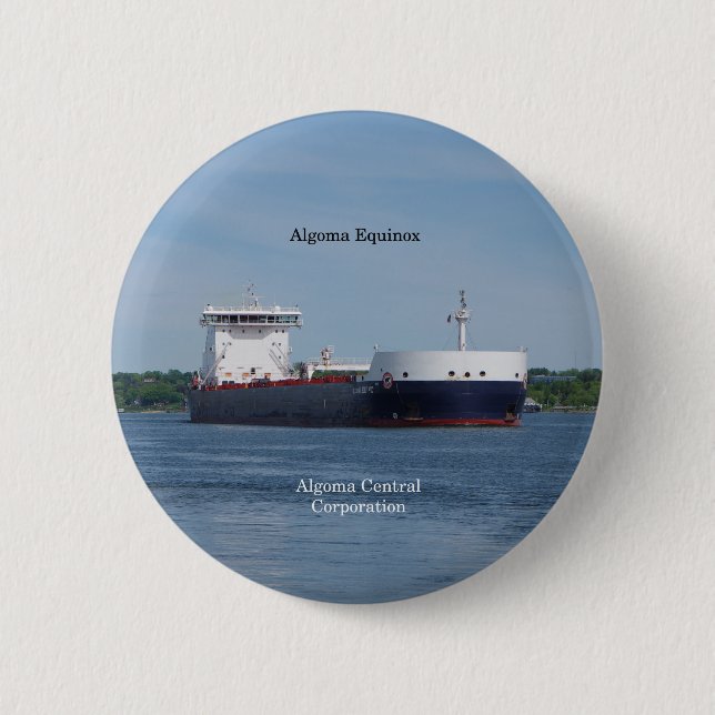 Badge Rond 5 Cm Bouton Algoma Equinox (Devant)