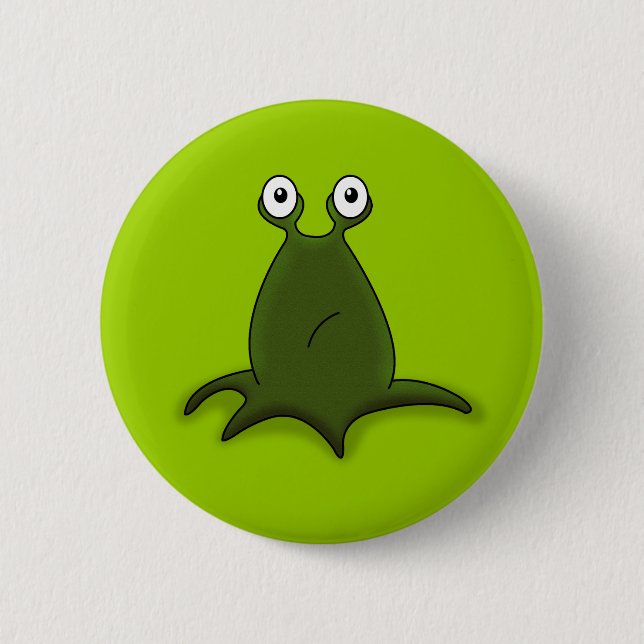 Badge Rond 5 Cm Bouton Alien (Devant)