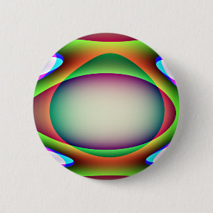 Badge Rond 5 Cm Bouton Alien