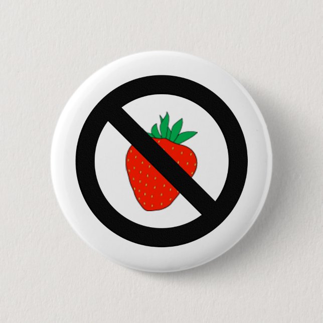 Badge Rond 5 Cm Bouton Allergie (Devant)