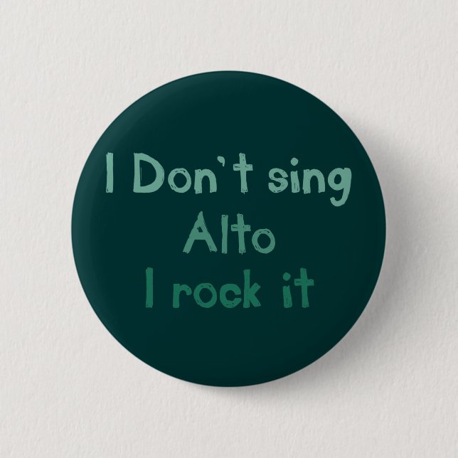 Badge Rond 5 Cm Bouton Alto Rock It (Devant)