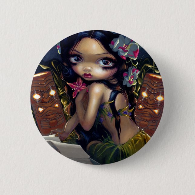 Badge Rond 5 Cm Bouton "Amara et du livre" (Devant)