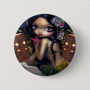 Badge Rond 5 Cm Bouton "Amara et du livre"