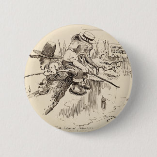 Badge Rond 5 Cm Bouton américain vintage