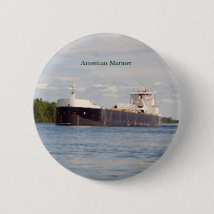 Badge Rond 5 Cm Bouton American Mariner