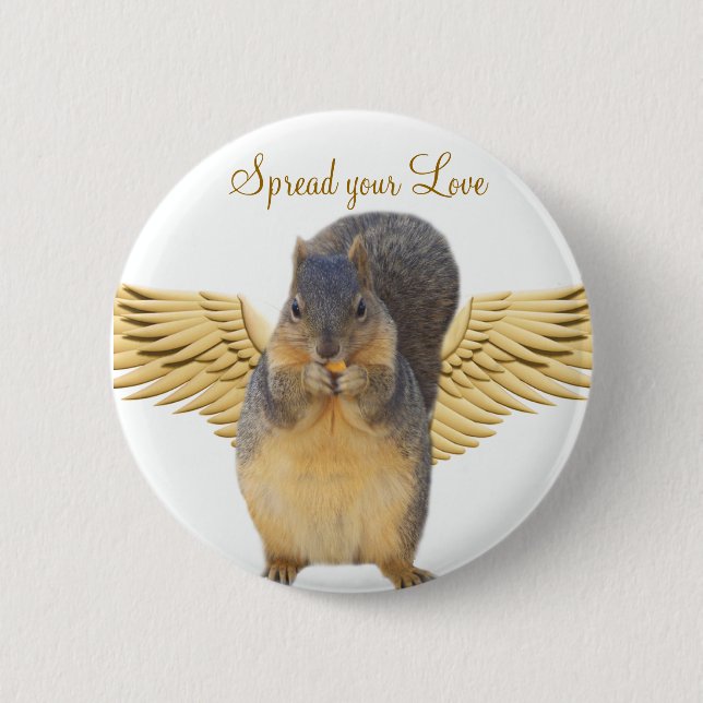 Badge Rond 5 Cm Bouton_Amour (Devant)