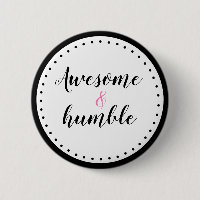 Bouton Amusant Et Humble Pour Les Filles