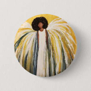 Badge Rond 5 Cm Bouton Angel du gardien