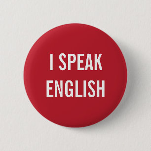 BADGE ROND 5 CM BOUTON ANGLAIS