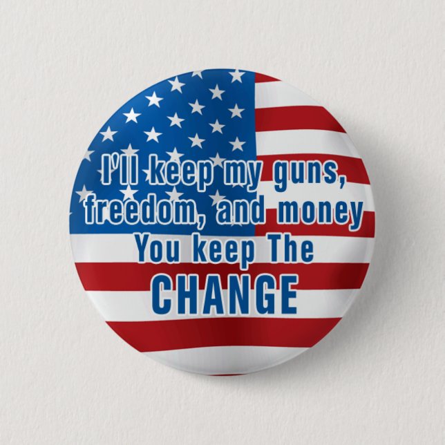 Badge Rond 5 Cm Bouton anti-Obama (Devant)