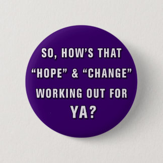 Badge Rond 5 Cm Bouton anti-Obama