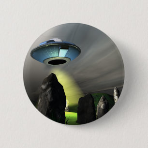 Badge Rond 5 Cm Bouton antique de Mystries