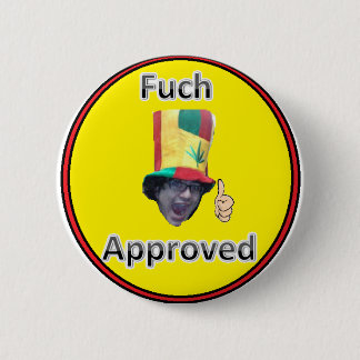 Badge Rond 5 Cm bouton approuvé de fuch
