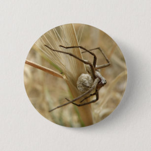 Badge Rond 5 Cm Bouton Araignée et Oeuf Sac