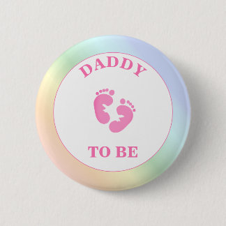 Badge Rond 5 Cm Bouton Arc-en-ciel pour être (fille) Pinback