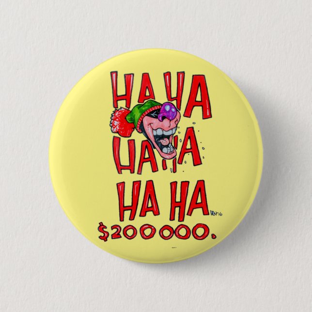 Badge Rond 5 Cm Bouton Argent (Devant)