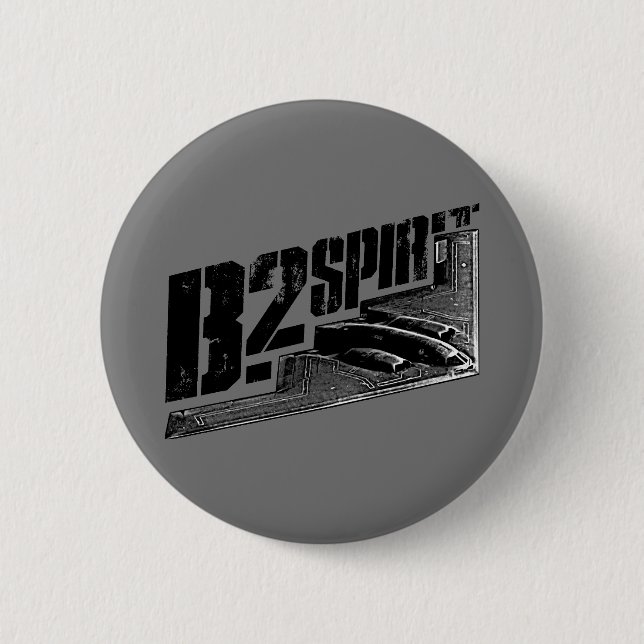 Badge Rond 5 Cm Bouton Arrondi B-2 Spirit (Devant)