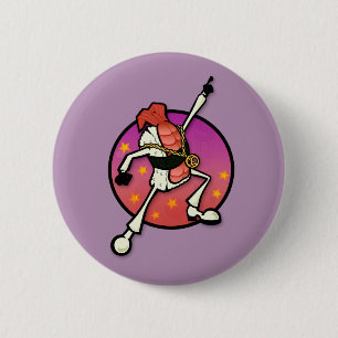 BADGE ROND 5 CM BOUTON ARRONDI DU NIP DE SUSHI DISCO FUNNY