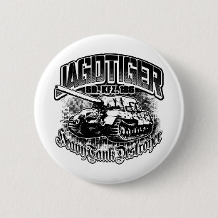 Badge Rond 5 Cm Bouton arrondi JAGDTIGER