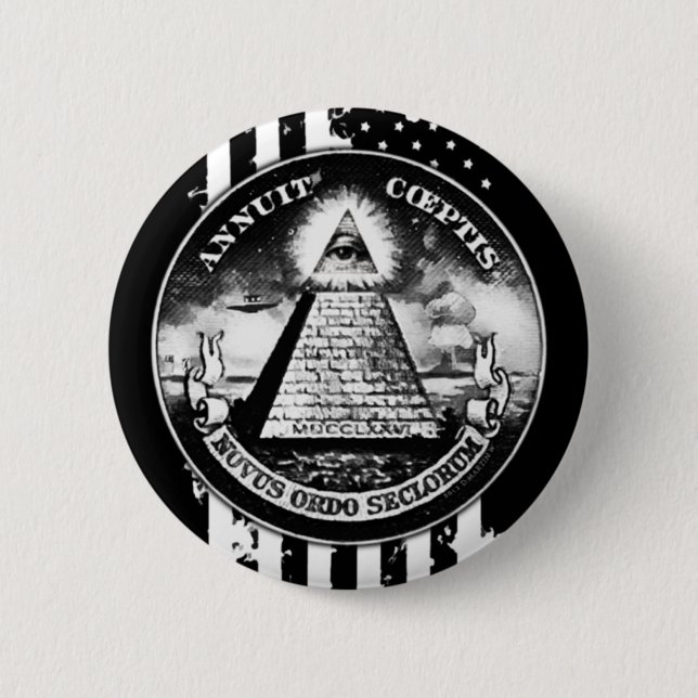 Badge Rond 5 Cm Bouton atomique de Bombkamp (Devant)