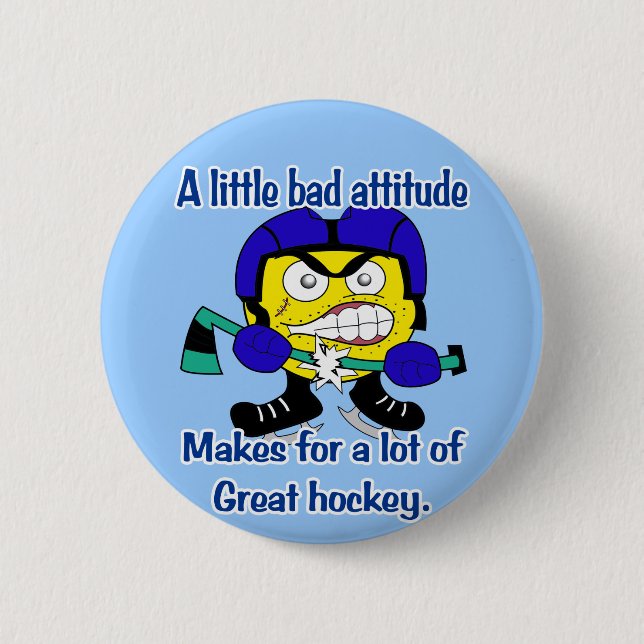 Badge Rond 5 Cm Bouton Attitude incorrecte (Devant)