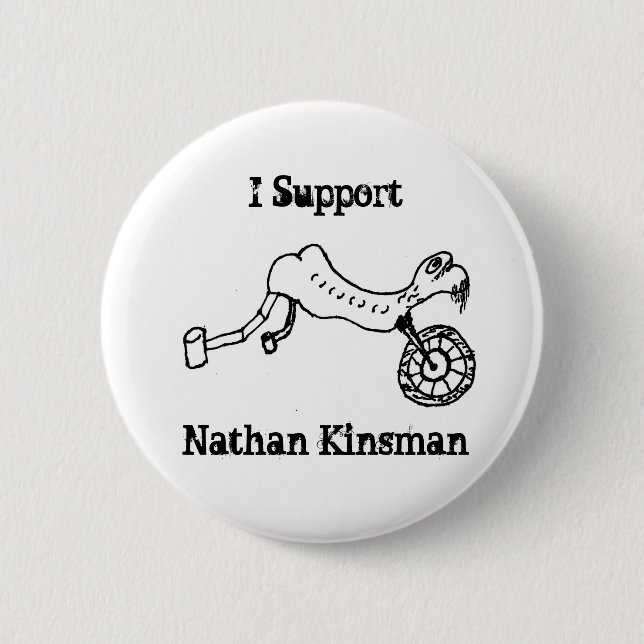 Badge Rond 5 Cm Bouton authentique de parent de Nathan (Devant)