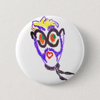 Badge Rond 5 Cm Bouton Auto-Portrait MalWear