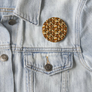 Badge Rond 5 Cm Bouton Automne Rétro