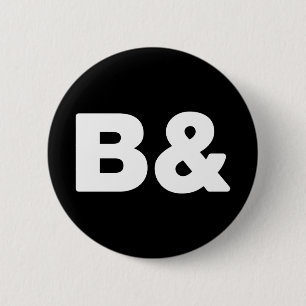 BADGE ROND 5 CM BOUTON B&